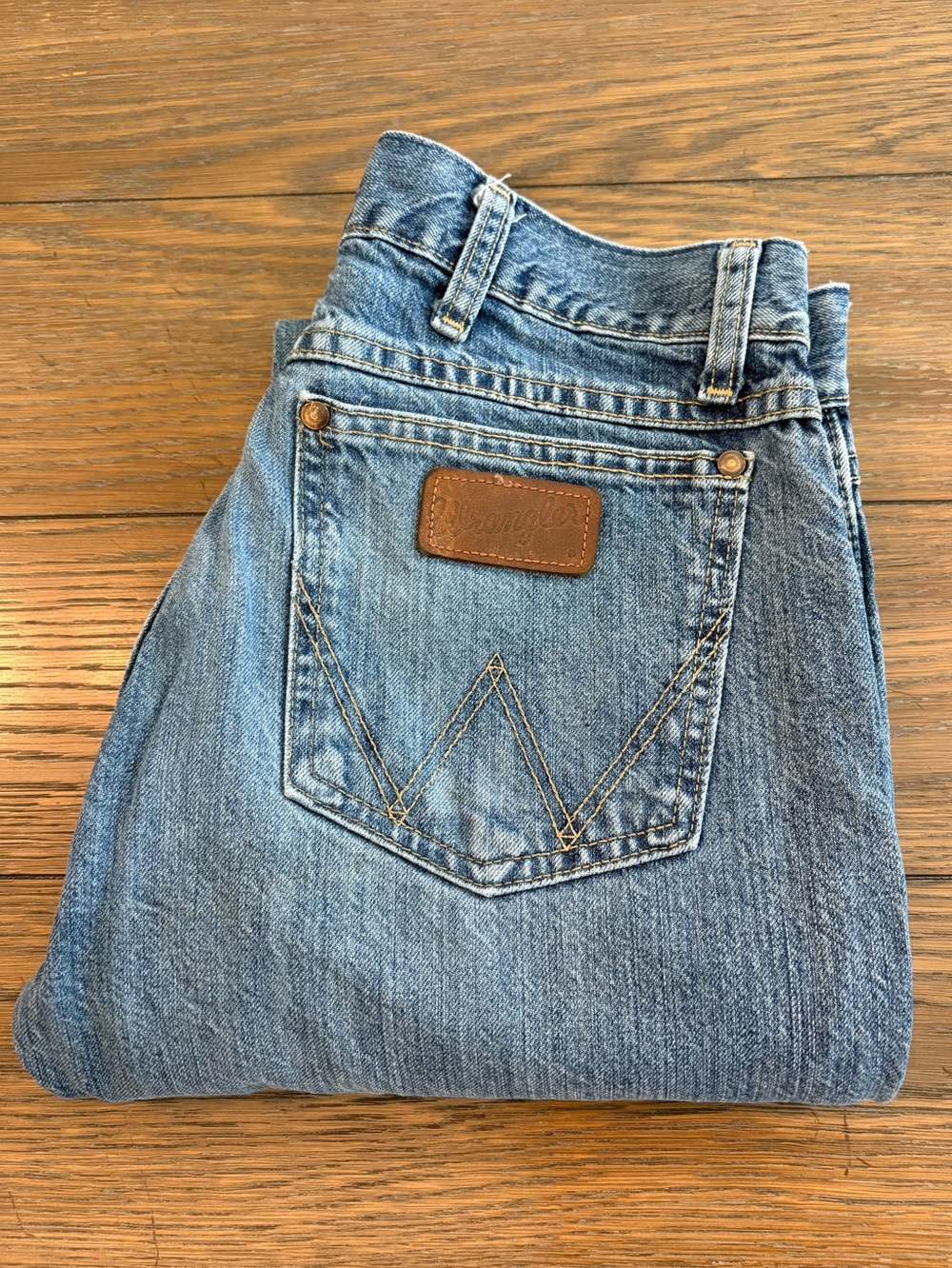 Wrangler Retro Bootcut Men's‎ Light Blue Denim Jeans Size 29x32